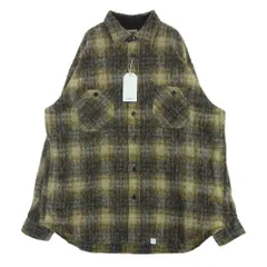 BEDWIN & THE HEARTBREAKERS ベドウィンアンドザハートブレイカーズ 24AW 24AB1741 WOOL BIG SHIRT BILLY ビッグ ウール チェック 長袖 シャツ ジャケット イエロー系 ブラウン系 3【中古】のサムネイル