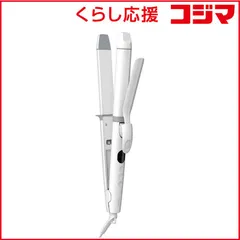 【 新品 未開封 】 テスコム ヘアアイロン 2WAY ストレート&カール 32mm 120℃～200℃ 海外対応 交流(コード)式 ホワイト TW363A-W 未使用 送料無料