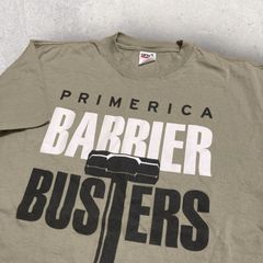 US古着 Anvil アンビル PREMERICA Brrier Busters Tシャツ L グレー