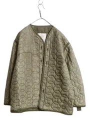 【お得なクーポン配布中!】 60s 米軍実物 US ARMY M-65 初期型 中綿 キルティング ライナー LARGE / 69年製 ヴィンテージ ミリタリー 軍物 M-65 フィールド ジャケット