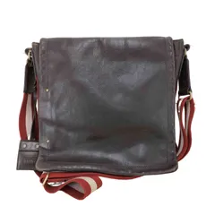 バリー BALLY TRAINSPOTTING トレインスポッティング レザー フラップ ショルダー バッグ メンズ 表記無 