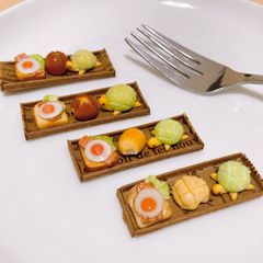 ミニチュア】かめろんパンとかじったパン☆3セット 食玩 食品サンプル