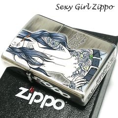 セクシーガール タトゥー ZIPPOライター Naughty Girl デザイン - メルカリ