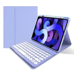 【在庫セール】M2 キーボードケース iPad Air Air 第5世代 第4世代 10.9インチ iPad キーボード ペンシル充電側収納 iPadPro11インチ 第4/3/2/1世代 M3 キーボードカバー マグネット 分離式 11インチ 丸いキー 可愛