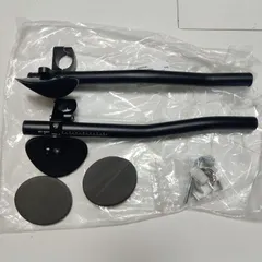 Baosity 自転車アームレストハンドルバー Sベント クリップオンバー トライアスロンバー 補助ハンドル エアロバー アルミニウム合金 MTB マウンテンバイク ロードバイク用 取り外し可能 交換部品 自動車アクセサリーのサムネイル