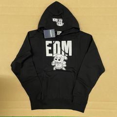 コスパ ポプテピピック 長袖 パーカー トレーナー トップス M　黒 ブラック ポプテピピック EDM パーカー ポプテ ポプ子 ピピ美 【T04