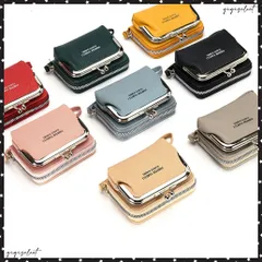 がま口財布 コインケース付きカードケース ファスナー ジャバラカードウォレット レディース おしゃれ 持ち手付き カード入れ 小銭入れ ウォレット 財布 ウォレット 軽量 ミニ財布 カードポケット