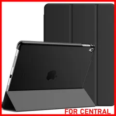 【特価】JEDirect iPad Pro 9.7 ケース レザー 三つ折スタンド オートスリープ機能 スマートカバー (ブラック)