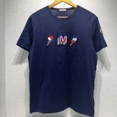 美品！　MONCLER　モンクレール　モンクレ　半袖　夏服　夏　メンズ　レディース　アイス　紺色