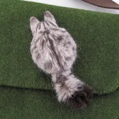 サバトラ猫 の ブローチ 手作りキット 羊毛フェルト