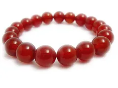カーネリアン ブレスレット 10mm パワーストーン ブレスレット レディース メンズ 天然石 数珠 アクセサリー