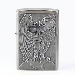 ☆ZIPPOライター☆ハーレーダビッドソン イーグルプリント 93年製 着火 