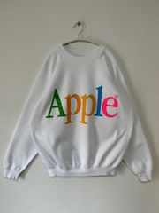 90s USA製 Apple アップル 企業ロゴ スウェット トレーナー 90s USA製 Apple アップル 企業ロゴ スウェット トレーナー