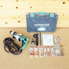 新潟発 日立工機 24ｍｍロータリーハンマドリル DH24PB3 中古 工具 はつり ハンマー 破砕 配管 工事 建築 打撃 動作確認済み 電動 HITACHI