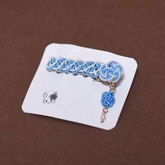 梅結びのヘアクリップ