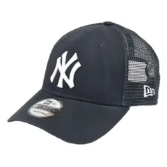 ニューエラ メッシュキャップ メンズ NewEra 9FORTY キャップ 帽子 MLB メジャーリーグ 春 夏 トラッカー かっこいい おしゃれ 人気 野球 ニューヨーク・ヤンキース ネイビー