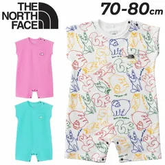 ザ・ノース・フェイス ベビーウェア 70cm 80cm THE NORTH FACE ラッチパイル ロンパース 半袖 無地 柄物 綿100% カバーオール 赤ちゃん ベビー服 つなぎ パイル地 ピンク 新生児 乳幼児 子供服 ギフト 出産祝い/NTB12280