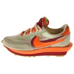 NIKE (ナイキ) ×Sacai ×CLOT LD WAFFLE ORANGE BLAZE DH1347-100 クロット サカイ LD ワッフル オレンジブレイズ ローカットスニーカー ベージュ/オレンジ US10/28cm