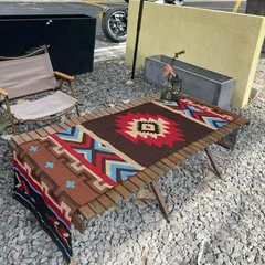 YMSTco テーブルランナー エスニック キャンプ アウトドア ピクニック プレイスマット おしゃれ(キリム柄,  40cmx135cm)