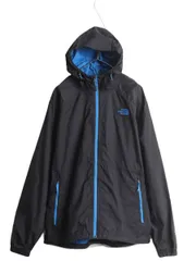 【お得なクーポン配布中!】 ノースフェイス HYVENT ナイロン マウンテン パーカー ジャケット メンズ XL 古着 The North Face アウトドア ジャンパー マンパ フード 黒
