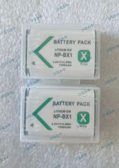 【新品】ソニー SONY対応 NP-BX1 互換バッテリーパック 電池パック 充電電池 充電式電池 残量表示 純正充電器対応 3.6V 1350mAh お得な２個セット