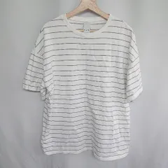 ◇ Casper John キャスパージョン ボーダー 半袖 Tシャツ サイズL ホワイト系 メンズ E  【1407180006836】のサムネイル