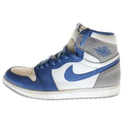 NIKE (ナイキ) AIR JORDAN 1 RETRO HIGH OG TRUE BLUE DZ5485-410 エアジョーダン1 トゥルーブルー ハイカットスニーカー ブルー/グレー US10.5/28.5cm
