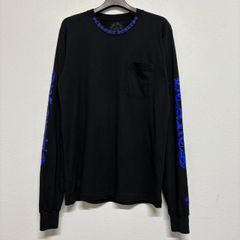 CHROME HEARTS クロムハーツ Neck Logo ネックロゴ 1988 Online Limited オンライン 限定 黒 ブラック 青 ブルー 長袖 Tシャツ ロンT トップス カットソー Mサイズ 新品未使用