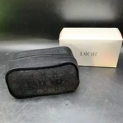 I356　Christian Dior　新作ノベルティ　メッシュポーチ 新品未使用　クリスチャンディオール　非売品　ブラック黒　トラベルポーチ化粧ポーチ