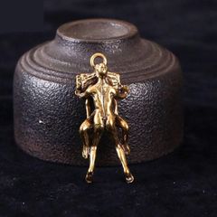 ジョーク キーホルダー 体位 SEX ヌード 男性器 性器 ペニス ちんちん ちんこ 男女 セックス 真鍮 ユニーク 縁起物 子宝 i