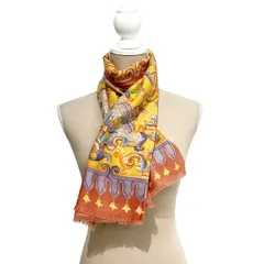 極美品✨ETRO エトロ 90×90 超大判スカーフ ストール 花柄 アニマル エトロ ETRO/スカーフ 花柄 ペイズリー フラワー ボタニカル