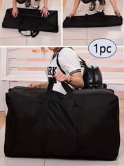 防水 織りトートオーガナイザー 大型収納ダッフルバッグ ファスナー&ハンドル付き 折りたたみ式 トラベルダッフル服・キルト収納 トラベル&引越し用バッグ スクール用品 大学寮必需品 スクールオーガナイザーバッグ ティーチャー収納バッグ たんす