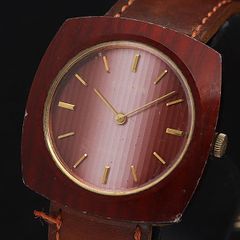 ジャンク品】SEIKO Sマーク 木製6618A 盲人用17石 手巻き 焦茶 - メルカリ