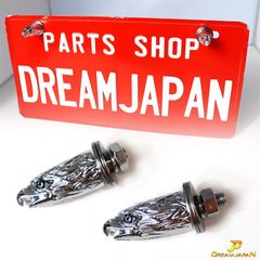 ナンバーボルト バイク カスタムボルト イーグル ドレスアップボルト 【シルバー】c187【Dream-japan】