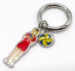 【中古】キーホルダー 孤爪研磨 バッグチャーム 「ハイキュー!!×しまむら」