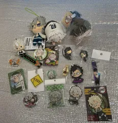 鬼滅の刃 不死川実弥 不死川玄弥 缶バッジ ラバーストラップ ぬいぐるみ