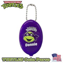 新品 🇺🇸 ラバーコインケース ◆ミュータント タートルズ パープル Donnie◆ TURTLES PURPLE RUBBER COIN CASE アメリカン雑貨 キーホルダー キーチェーン キーリング 小銭入れ 財布 小物入れ ピルケース アクセサリー