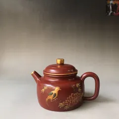 中国古美術・原鉱紫泥・竜頭四方・顧景舟製陶紋・ 紫砂壺・紫泥急須・茶道具・茶壺・ 中国古美術・原鉱紫泥・竜頭四方・顧景舟製陶紋・ 紫砂壺・紫泥