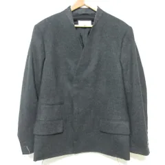 着用感アリ】メゾン マルジェラ ノーカラージャケット(54)XXL程度 グレー