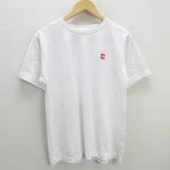 G■ノースフェイス/THE NORTH FACE スモールボックス ロゴTシャツ/NT31955【L】白/men's/9【中古】■