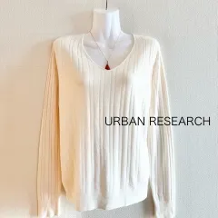 URBAN RESEARCH アクリルVネックニットプルオーバー
