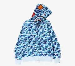 A Bathing Ape 迷彩柄 シャークパーカー XL A BATHING APE × adidas コラボ シャーク迷彩パーカー XL - メルカリ