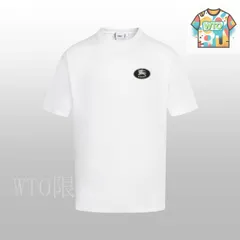 【今日WTO】BURBERRY 260g カスタム綿 Crew Neck T-shirt-MH33