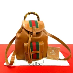 【極美品✨】GUCCI グッチ バックパック リュック シェリーライン グッチ GUCCI シェリーラインナイロンバックパック 619748