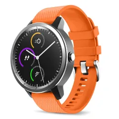 【新品・即日発送】2 Sport/Ticwatch Smart Gear 3/Samsung Vivoactive Watch Garmin Garmin 20mm 20mm，シンプルで軽量なソフトシリコン交換用バンドfor 3 vivoactive (オレン