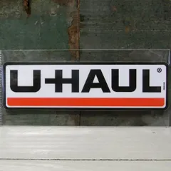 【当時モノ】U-HAUL ディスプレイ 大型看板 サイン 取付金具付き