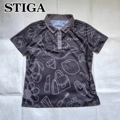 【卓球とカワイイの融合/未使用】STIGA スティガ × RUNE 内藤ルネ コラボユニフォーム S 黒 レディース/卓球/ポリエステル