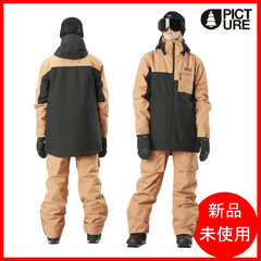 【上下セット40％OFF】スノーボードウェア  23-24 PICTURE BRITA BIB PANTS / GLAWI JACKET (LATTE)