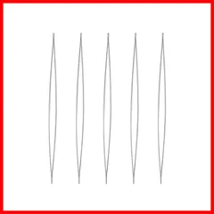 【激安！】糸通し 極細 ビーズ通し 超極細針 ビーズ針 ビーズ刺しゅう針 ビーズ織り針 手作り DIY 縫製 手芸用品 工具 パーツ ハンドメイド アクセサリー制作 長 7.6cm 5本入り