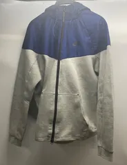 ◇ NIKE フード付き ジップパーカー XL ネイビーxグレー [ FA140106NIG ] 【使用感あり/汚れあり】 ナイキ / 中古
